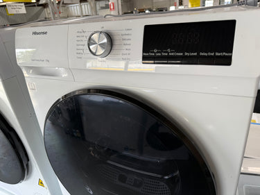 Factory second Hisense 8kg Heat Pump Dryer  Model: HDFY80H - Second Hand Appliances Geebung